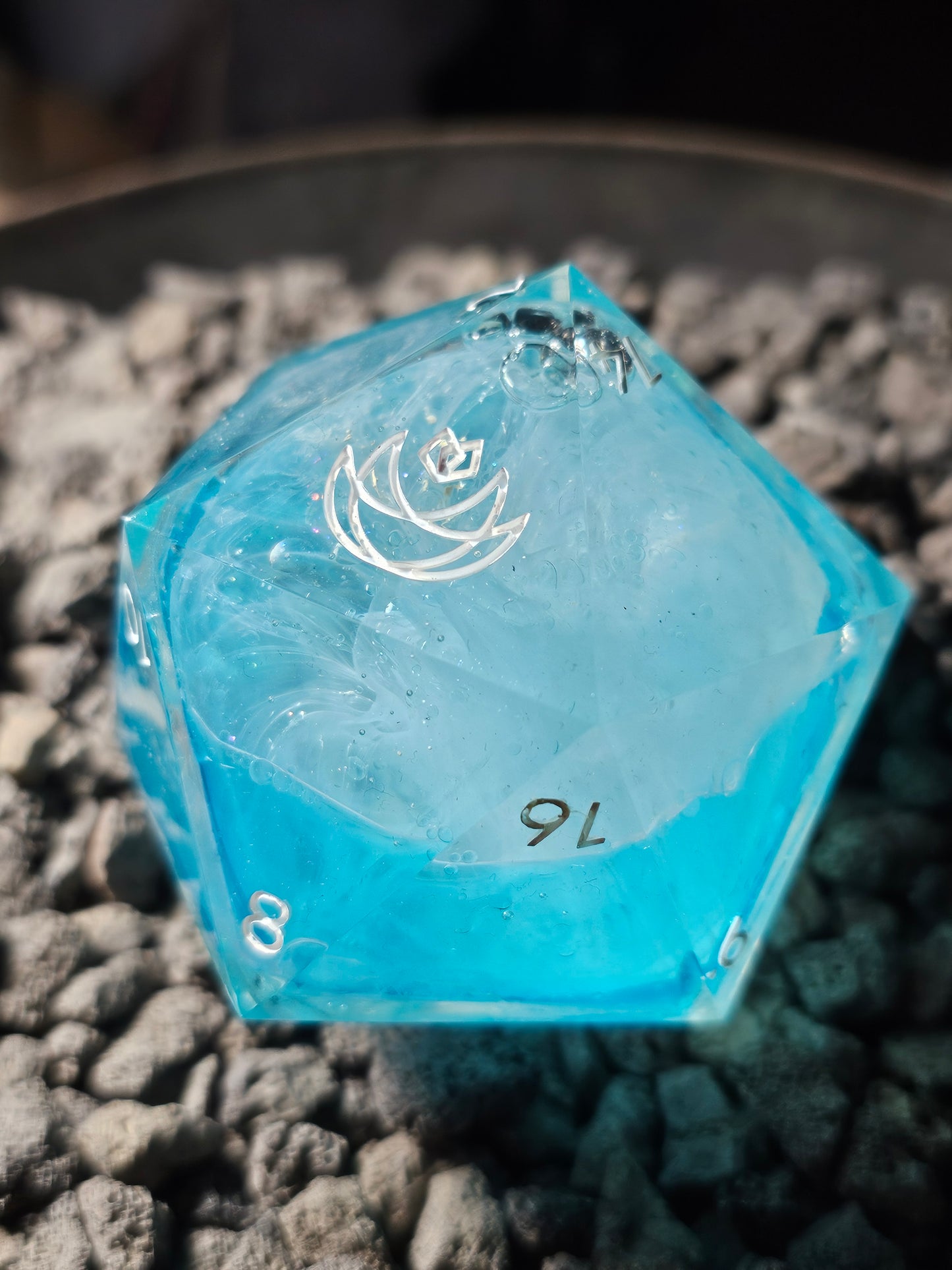 Glacial Sea 63mm Isolated Liquid Core D20