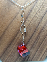 Load image into Gallery viewer, Whispers of Gloom D6 Necklace
