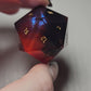 Lunar Obsidian 33mm Chonk D20