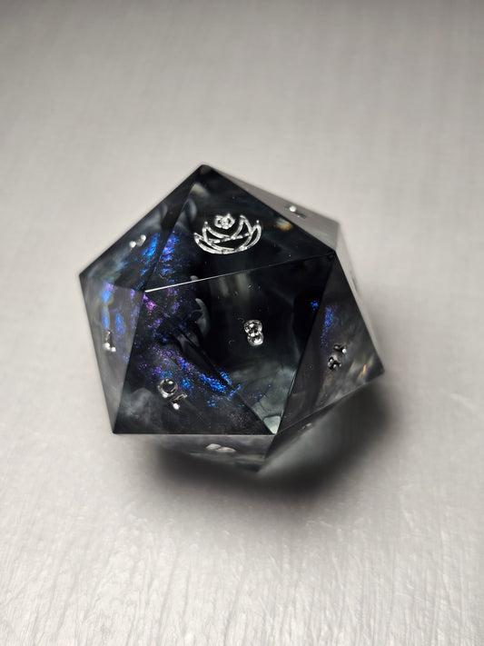 Iridescent Realm 33mm Chonk D20