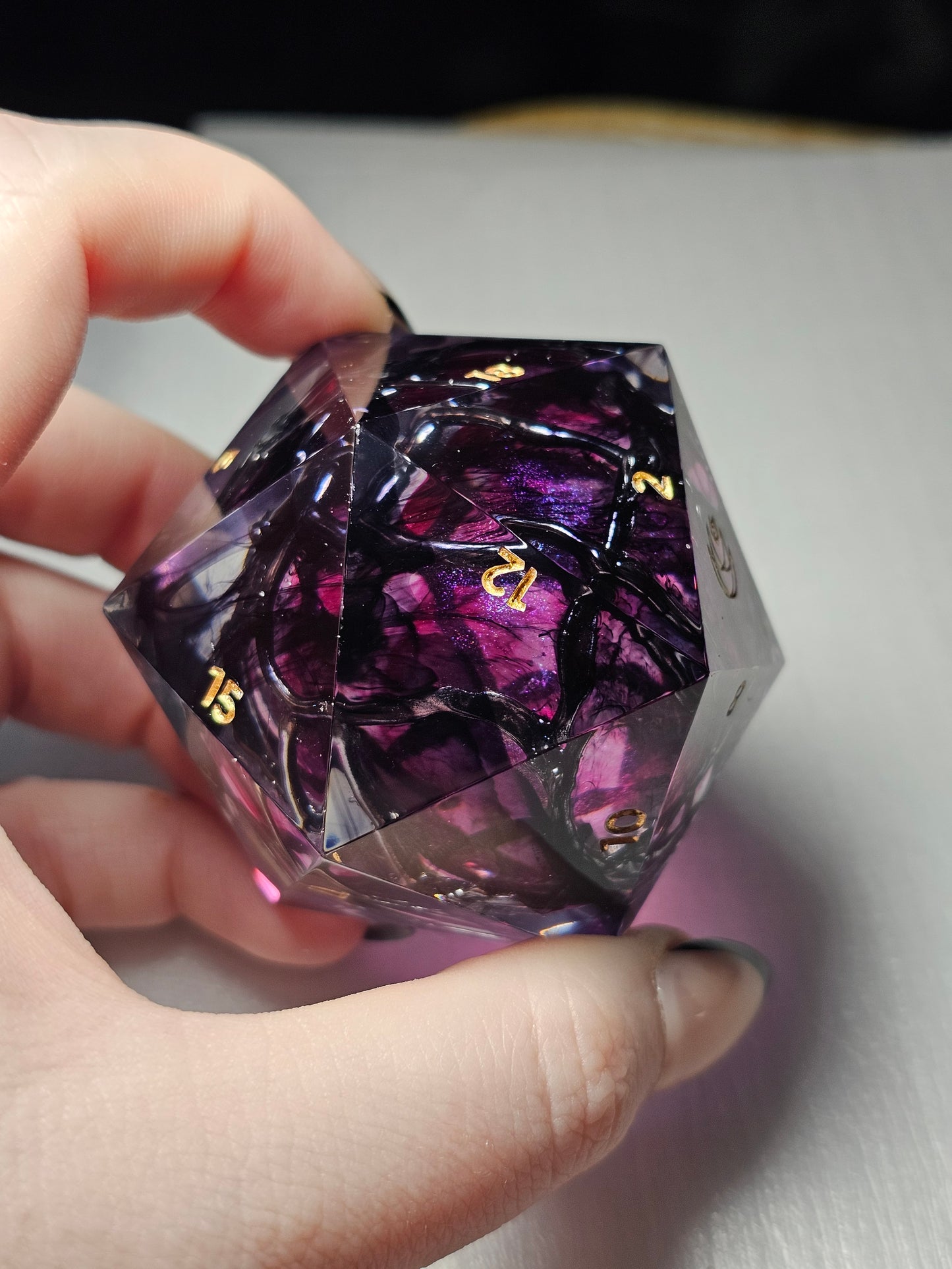 Cosmic Thorns 50mm Chonk D20