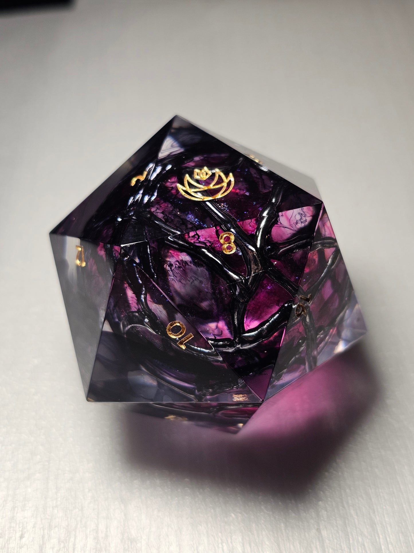 Cosmic Thorns 50mm Chonk D20