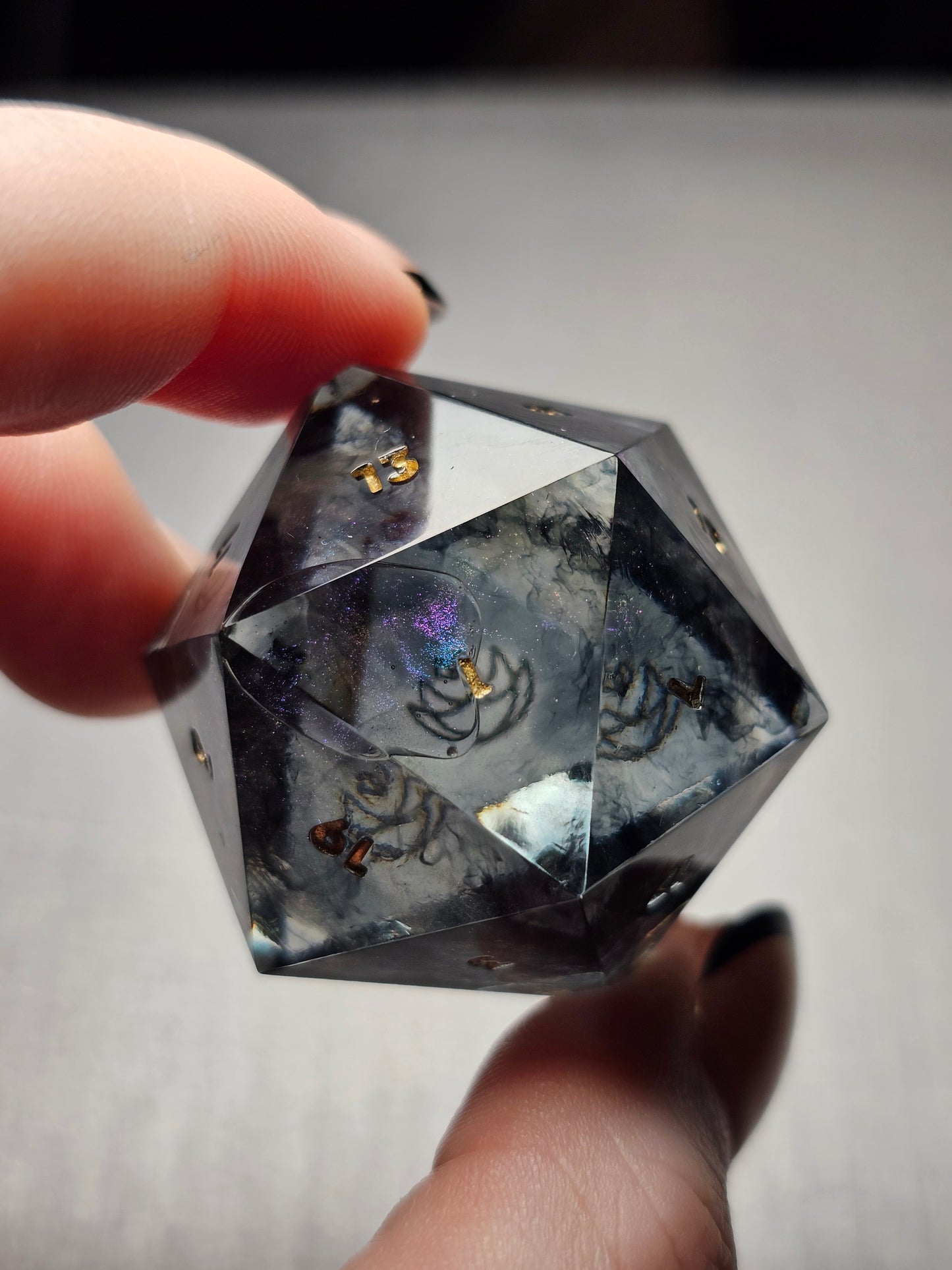 Celestial Ink 33mm Chonk D20