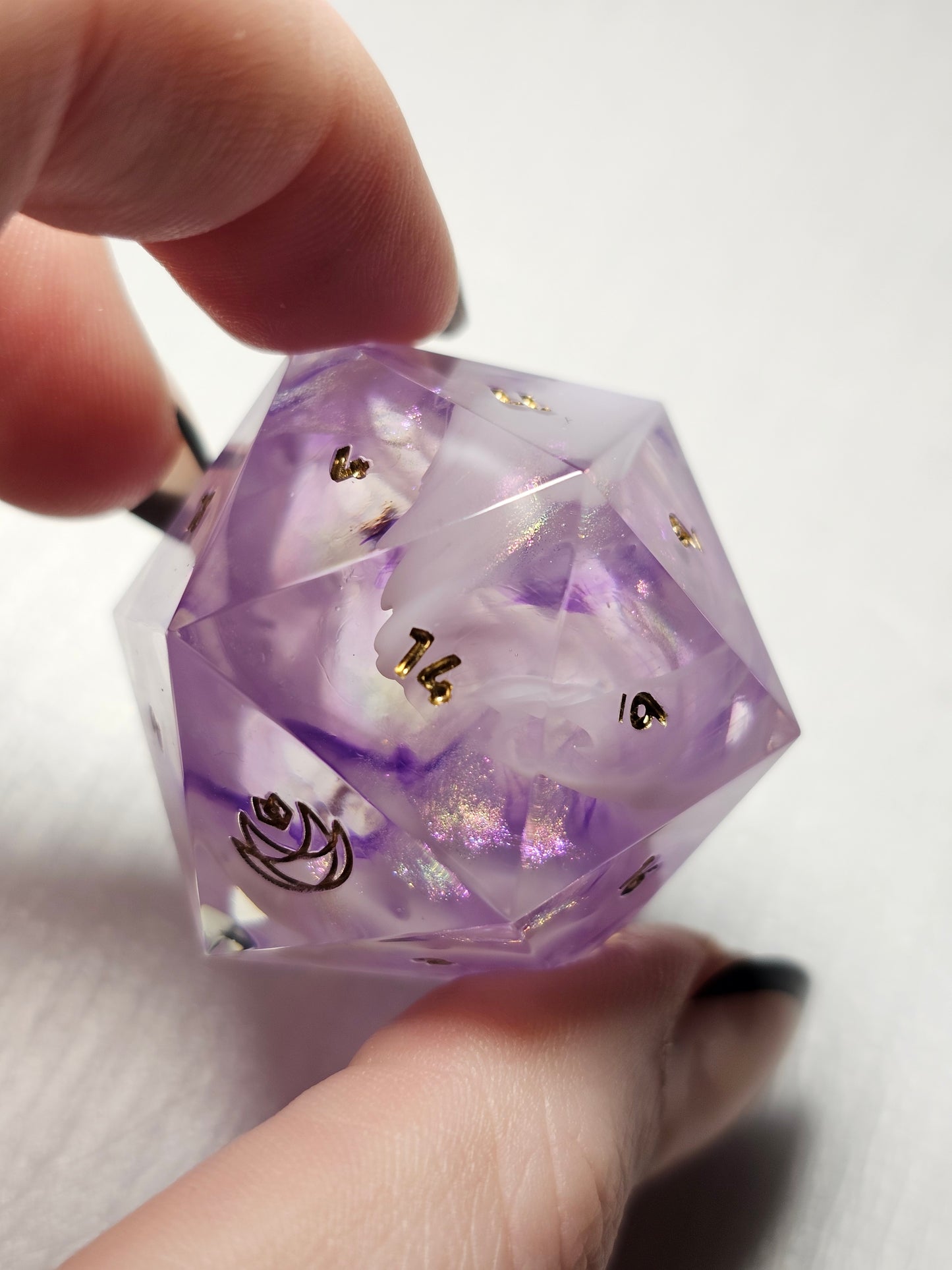 Pink Singularity 33mm Chonk D20