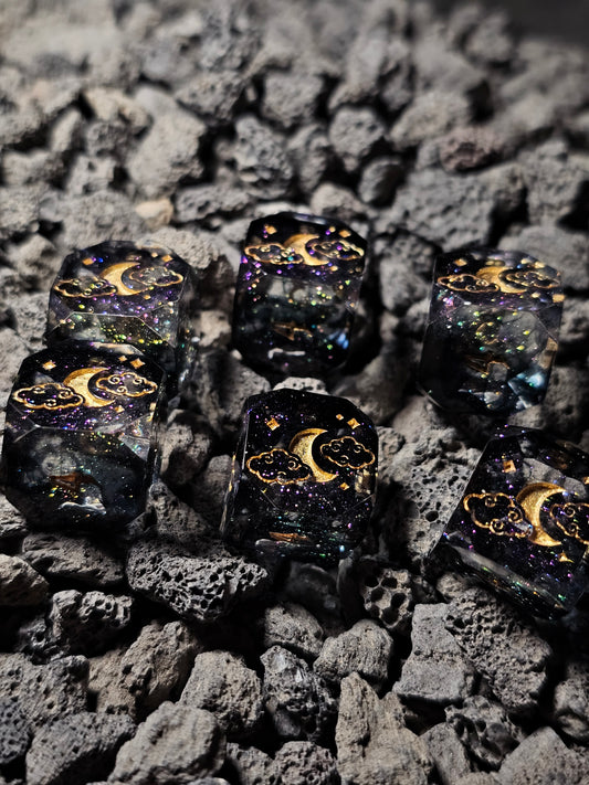 Mystic Stars 6pc D6 Set