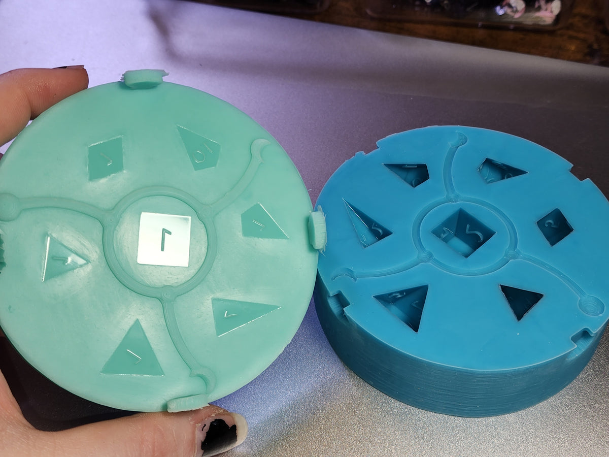 7PC Polyhedral Dice Mold
