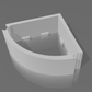 Pie-shaped Mold Housing