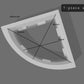 Pie-shaped Mold Housing